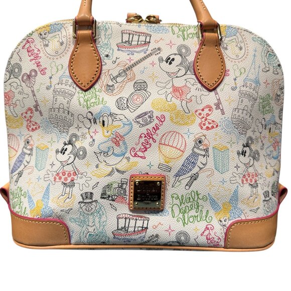 Disney Dooney & Bourke 'A Walk in the Park' Zip Satchel - Picture 2 of 7